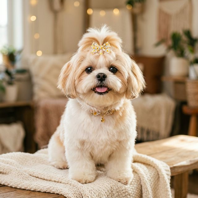Shih Tzu após tosa completa